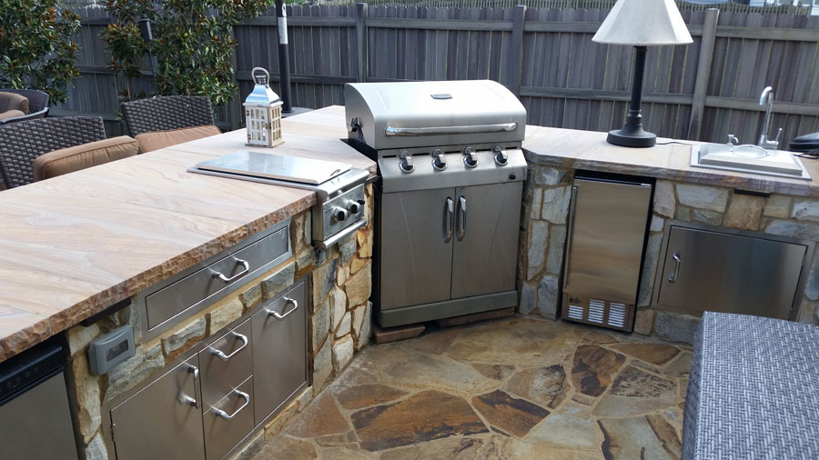 Can I use my freestanding grill as a built-in grill? - Revolutionary Gardens