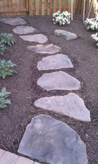 How to install a stepping stone path that won't kill you ...